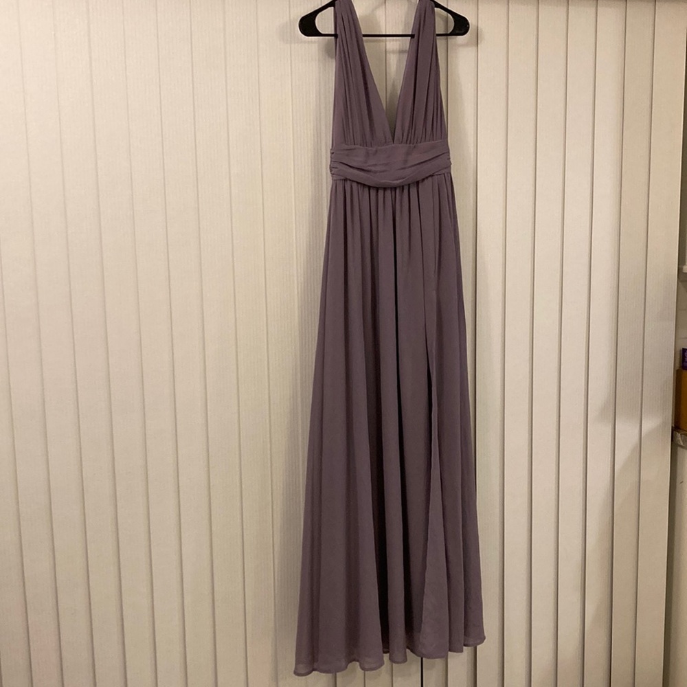 Lulus Dusty Purple Maxi Dress